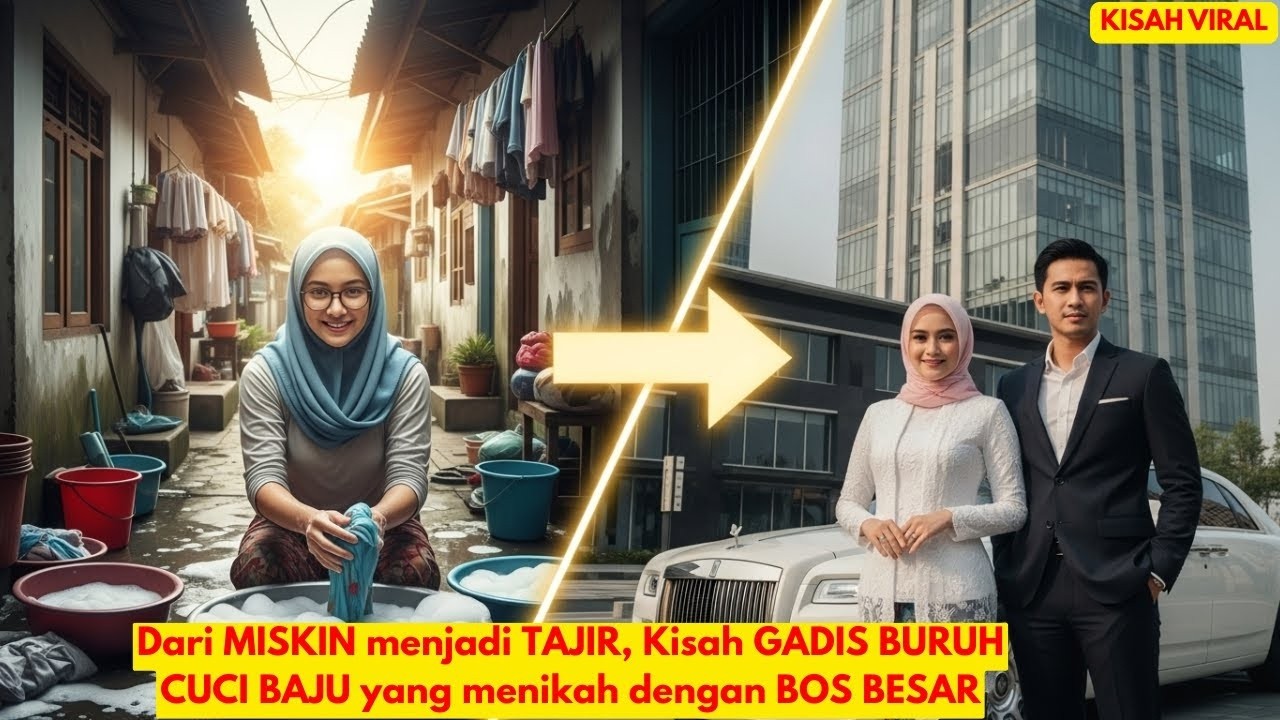 Dari MISKIN menjadi TAJIR, Kisah GADIS BURUH CUCI BAJU yang menikah dengan BOS BESAR.