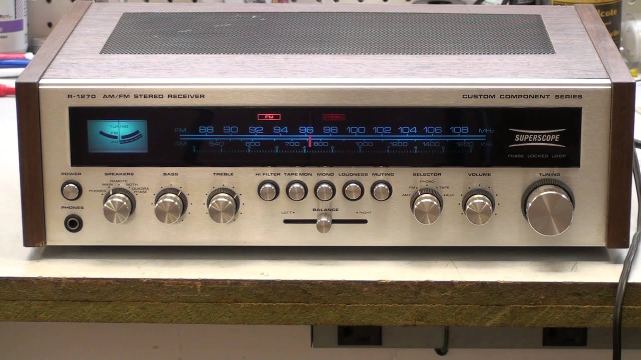 Superscope R-1270 receiver for sale.