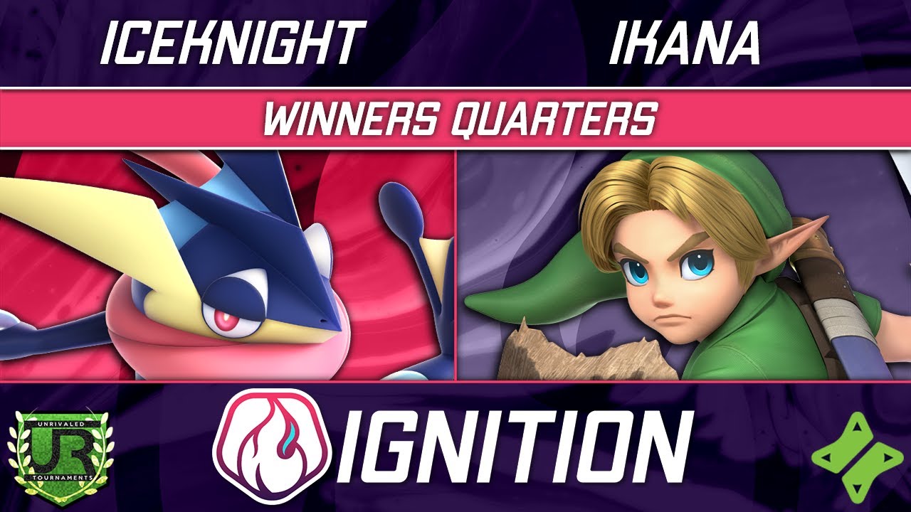 IceKnight (Greninja) vs Ikana (Young Link) - Ignition 321 WINNERS QUARTERS