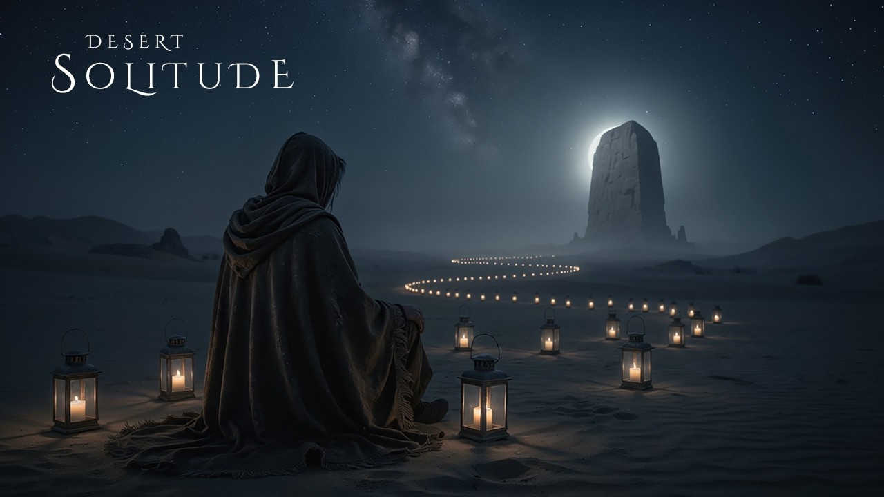 DESERT SOLITUDE | Soothing Ambient Music for Deep Focus - Ethereal Meditative Relaxation Soundscape