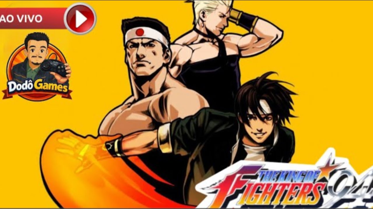 🔴KOF 94 - AO VIVO! Jogando 2°vez Tentando zerar Level 1 #snk #neogeo #kof94