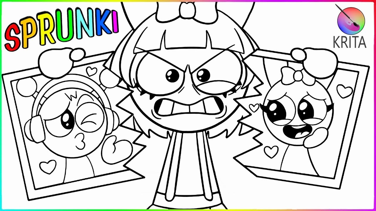 Incredibox Sprunki / Мама Пинки ненавидит своего парня Орена?! / Новые раскраски