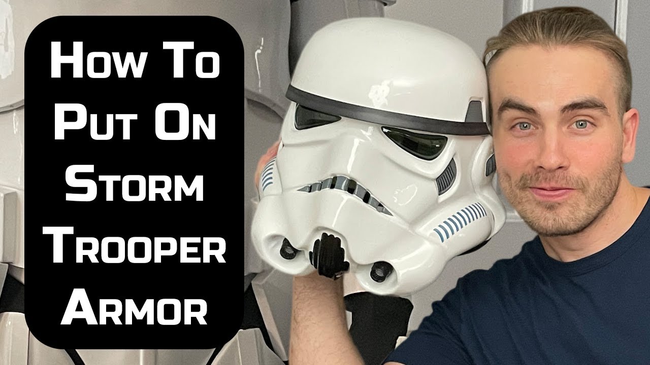 Putting On A Movie Replica STORMTROOPER Costume - A New Hope Hero RS Propmasters