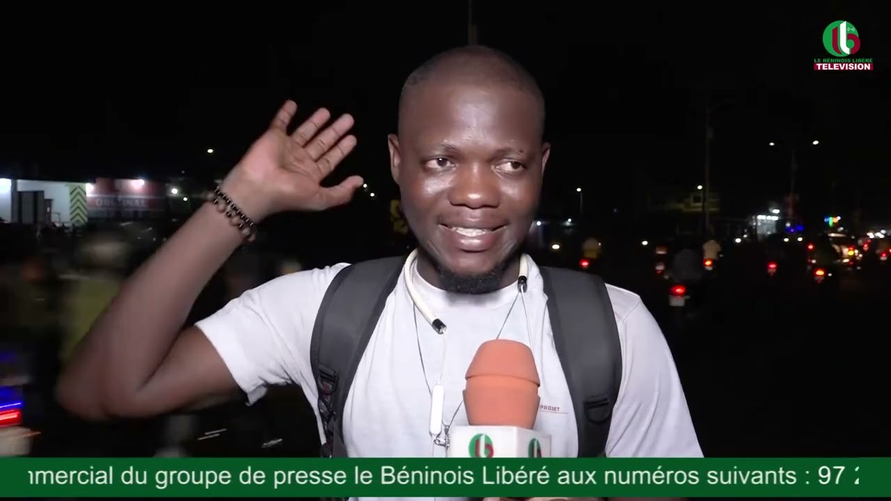 SUR LA ROUTE N&deg;25 : TRON&Ccedil;ON CEG GODOMEY-PAHOU : LES USAGERS CIRCULENT DANS LE NOIR