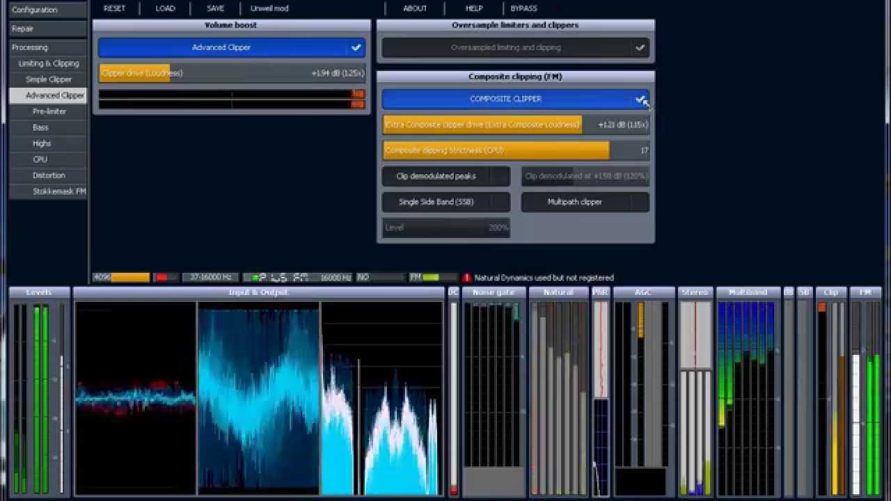 FM audio processing - Stereo Tool 7.60