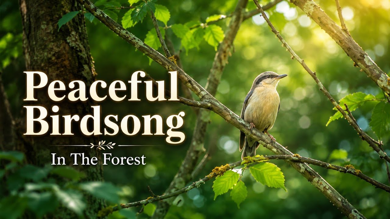 Peaceful Birdsong in the Forest | Natural Bird Chirping Sounds for Relaxation