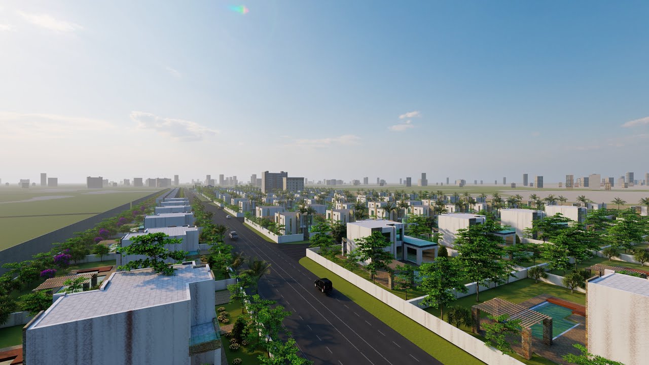 VILLA COMPOUND ARCHITECTURAL FLYTHROUGH | 3D ANIMATION |