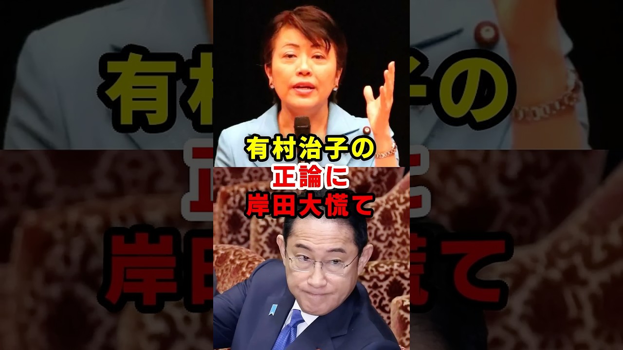 【有村治子無双】国会でのド正論に岸田大慌て!!