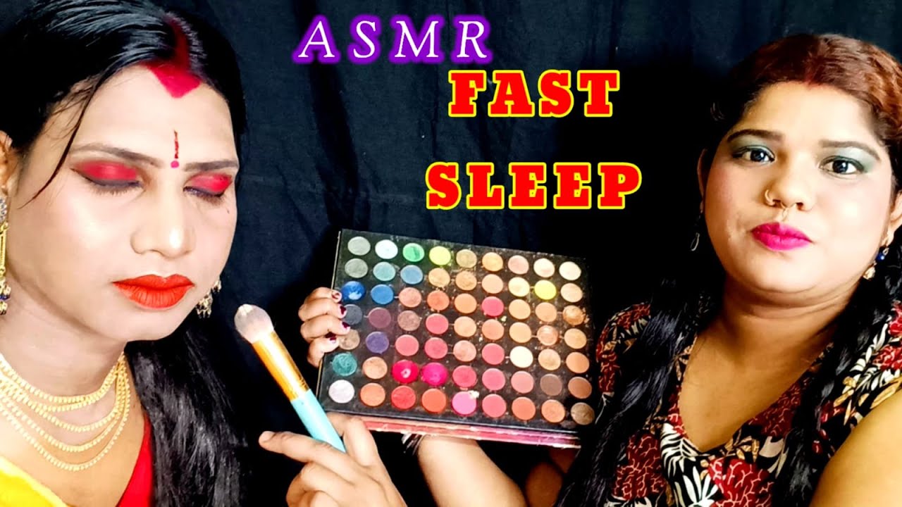 ASMR~Doing My Elder Bro Hair style, Soft, Glowy, Gentle Bridal Transformation Makeup|| 🌹❤️💋