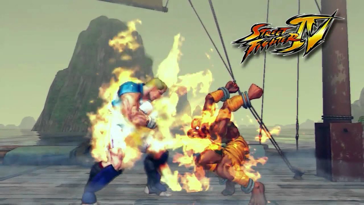 Streer Fighter 4 Attract modes (2008, Capcom)