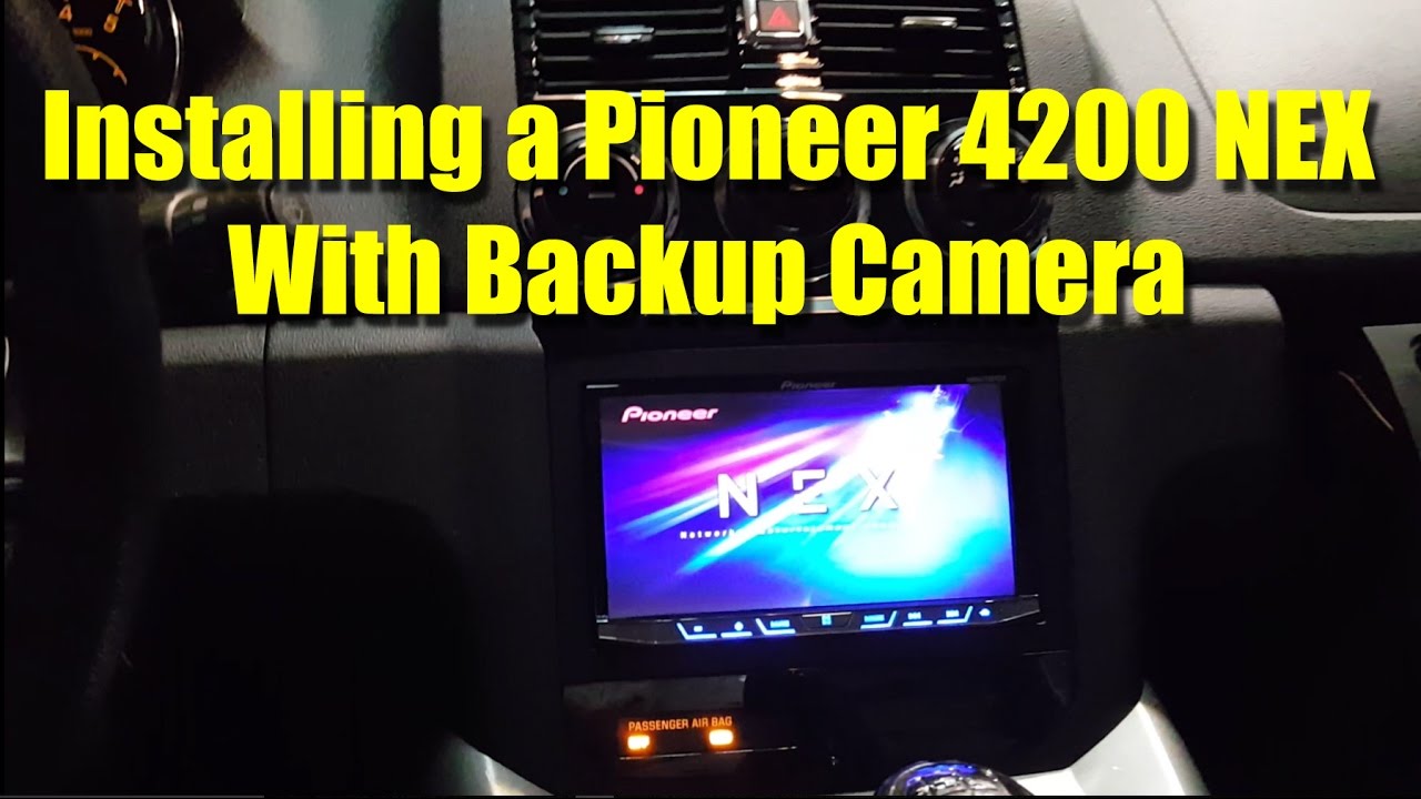 Установка Pioneer 4200 NEX с камерой заднего вида - Saturn Sky Pontiac Solstice