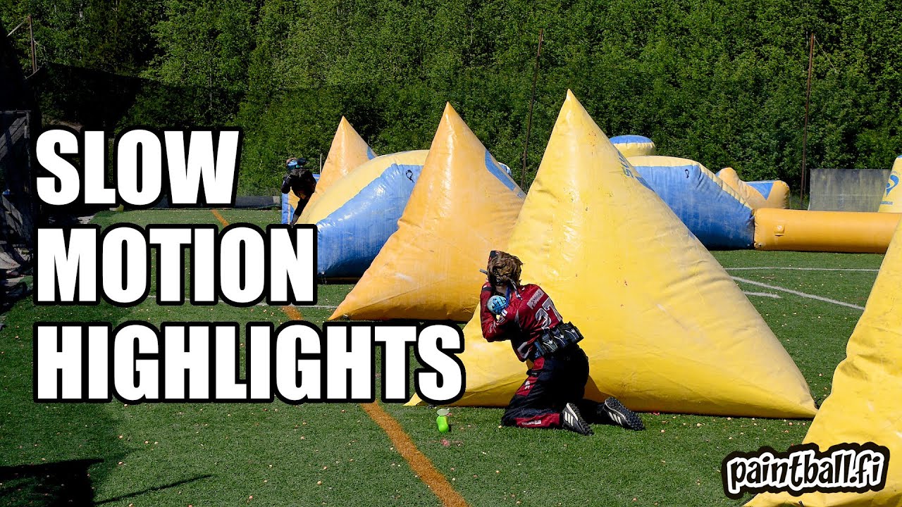 Slow Motion Highlights - Part 2 #paintball #speedball #paintballing