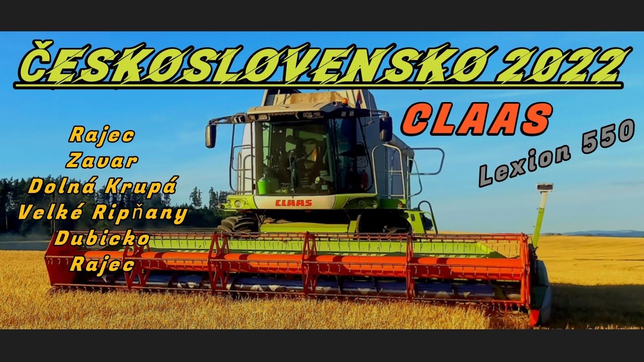 Žně🌾🇨🇿🇸🇰Československo tour 2022, 646 km přesunů Claas Lexion 550