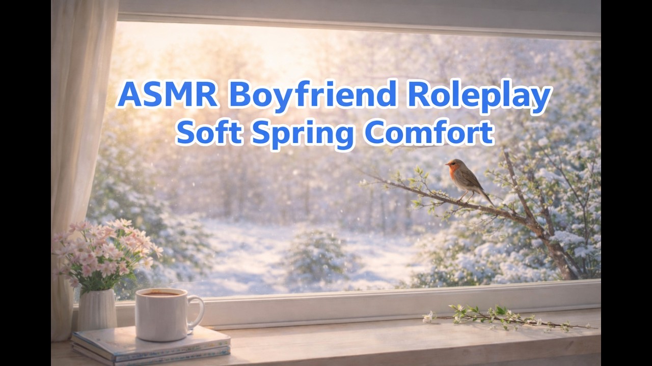 ASMR Boyfriend Roleplay | Soft Spring Comfort | Watching the Snow Melt Together ❄️