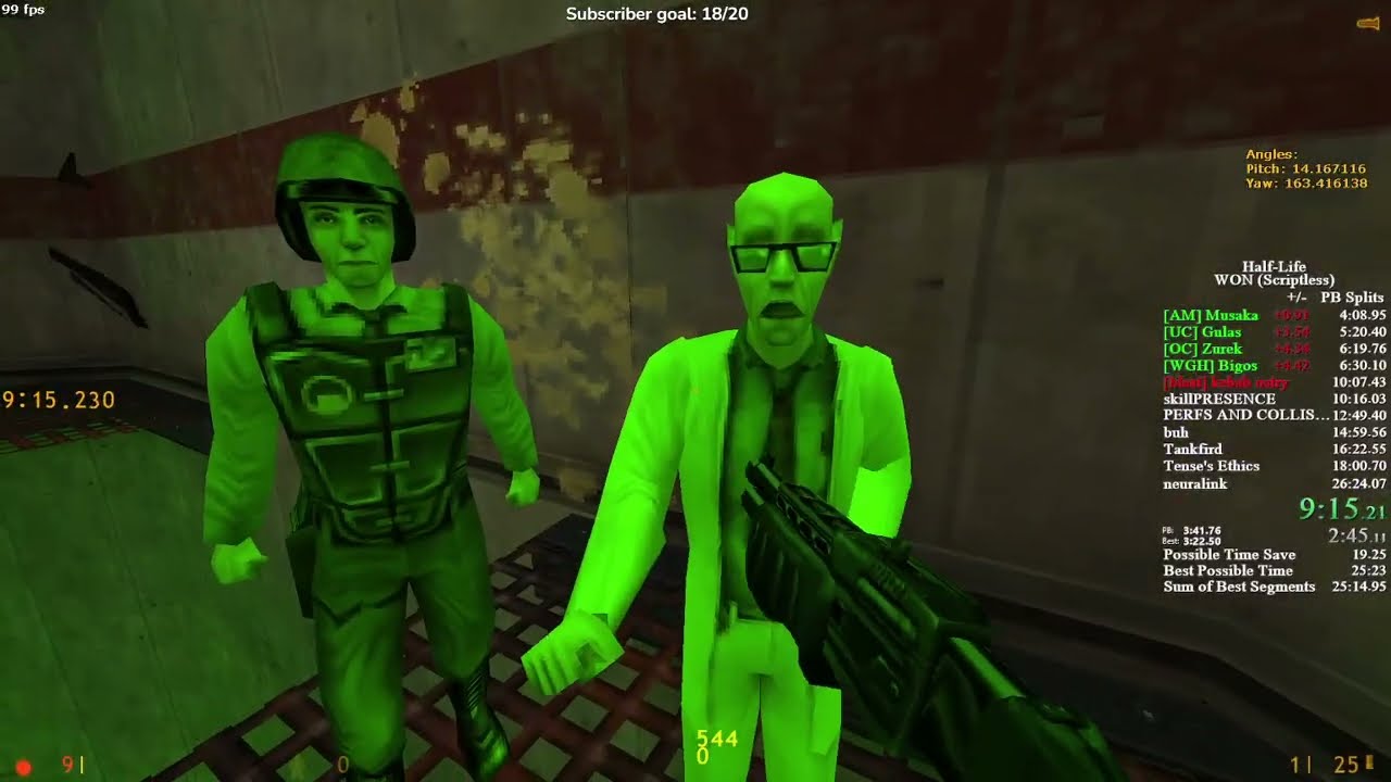 Half-Life 1 Speedrun in 26:15 (Scriptless)