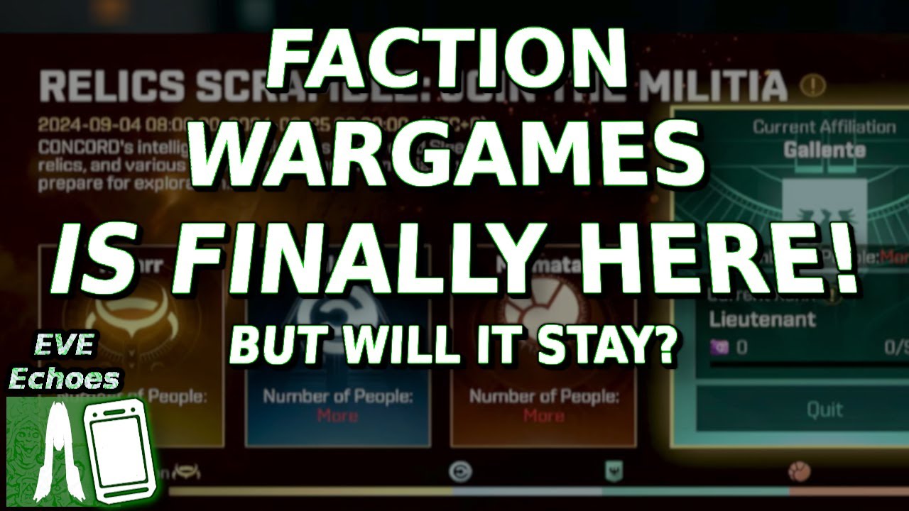 Proper Faction Wargames? Sign Up Now! Relics Scramble