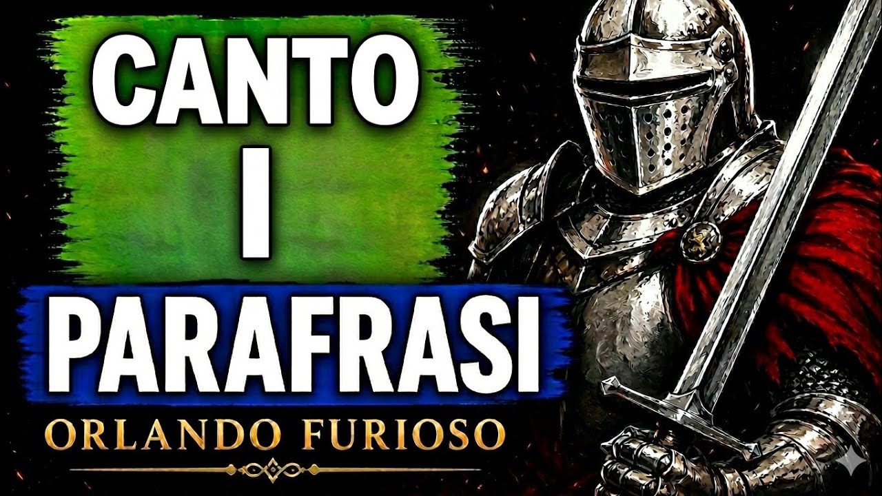 Orlando furioso: canto primo (I) parafrasi e spiegazione.
