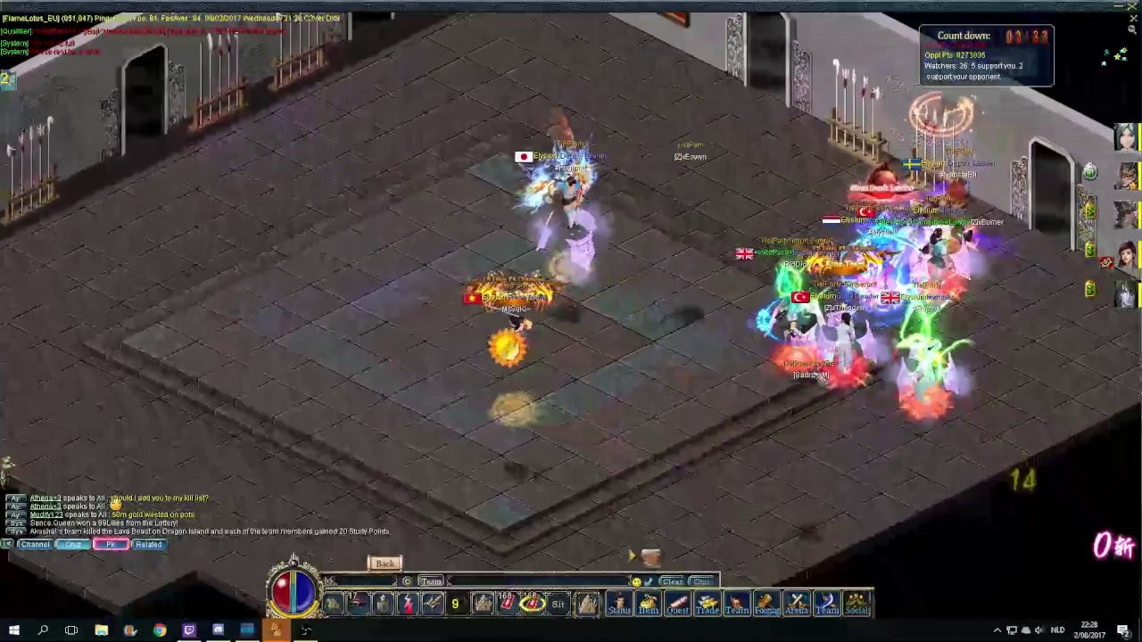 Conquer Online Skill team pk