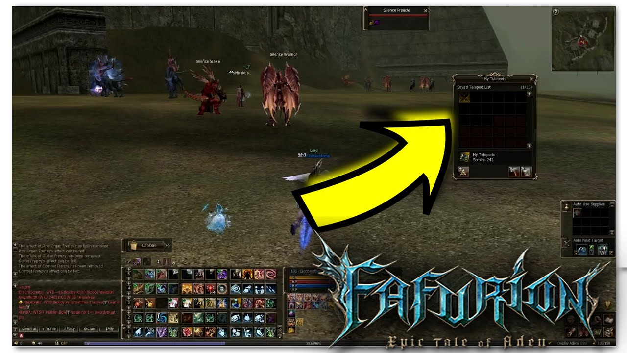 Телепортация - Lineage 2 Fafurion - Эпизод 43