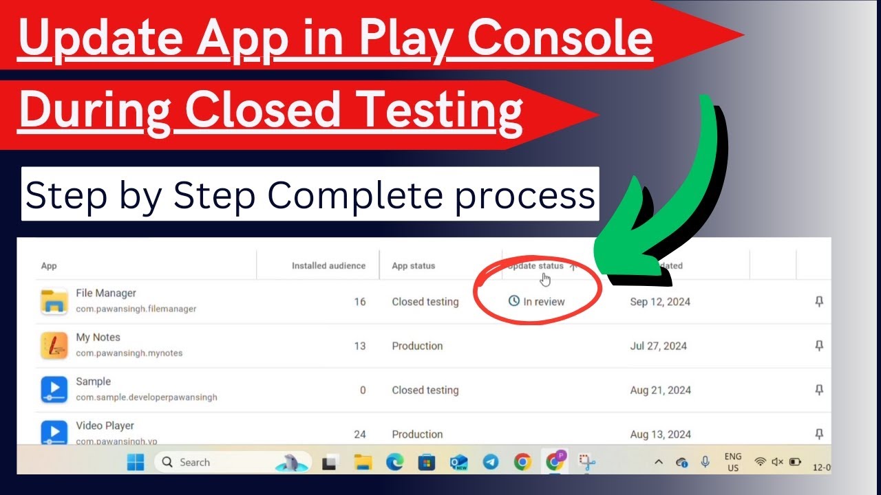 How to Update App during Closed Testing | Update App | Play Console