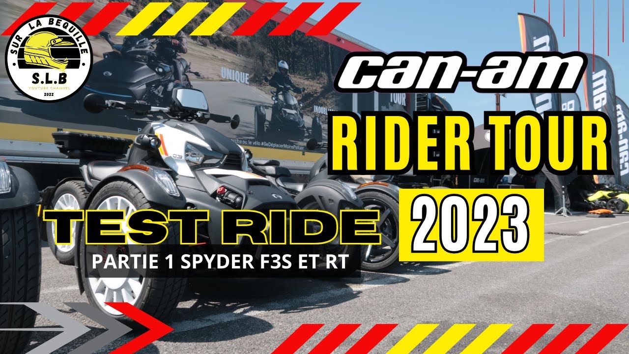 JE  TEST LA GAMME 3 ROUES DE CAN-AM