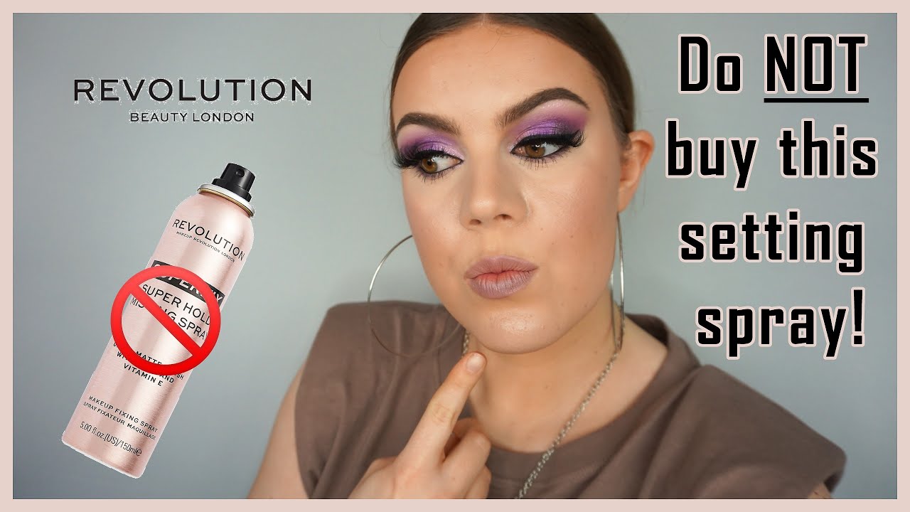 Обзор нового спрея-мистинга Makeup Revolution Superfix Super Hold + тест на стойкость