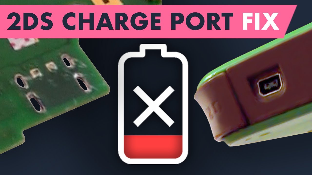 No Power? Charge Port Replacement Tutorial | Nintendo 2DS / 3DS