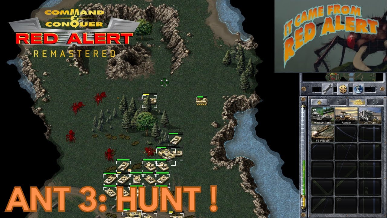 Command & Conquer Red Alert Remastered - It Came From ! - HUNT ! (Hard)