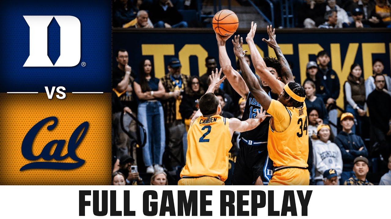 Duke vs. Cal Full Game Replay | 2025-26 ACC Men's Basketball
