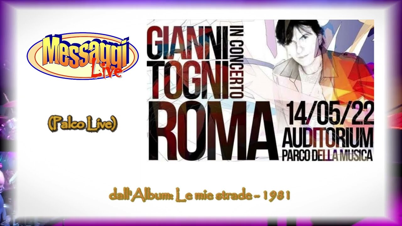 Gianni Togni ☆ Attimi (Live)