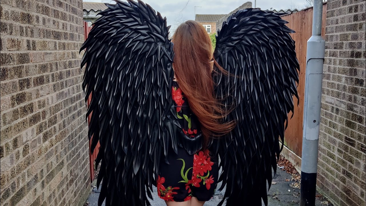 Angel wings Diy Tutorial from polyethylene foam