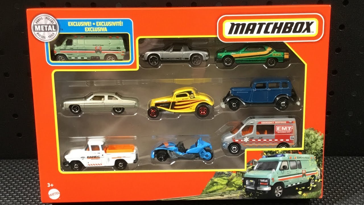 Matchbox 9 Pack 2021 Custom '95 Chevy Van (Unboxing)