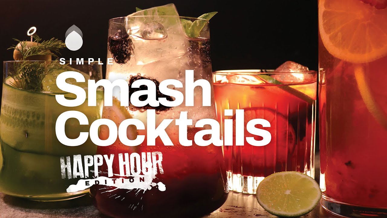 Happy Hour: DIY Simple Syrup and Smash Cocktails