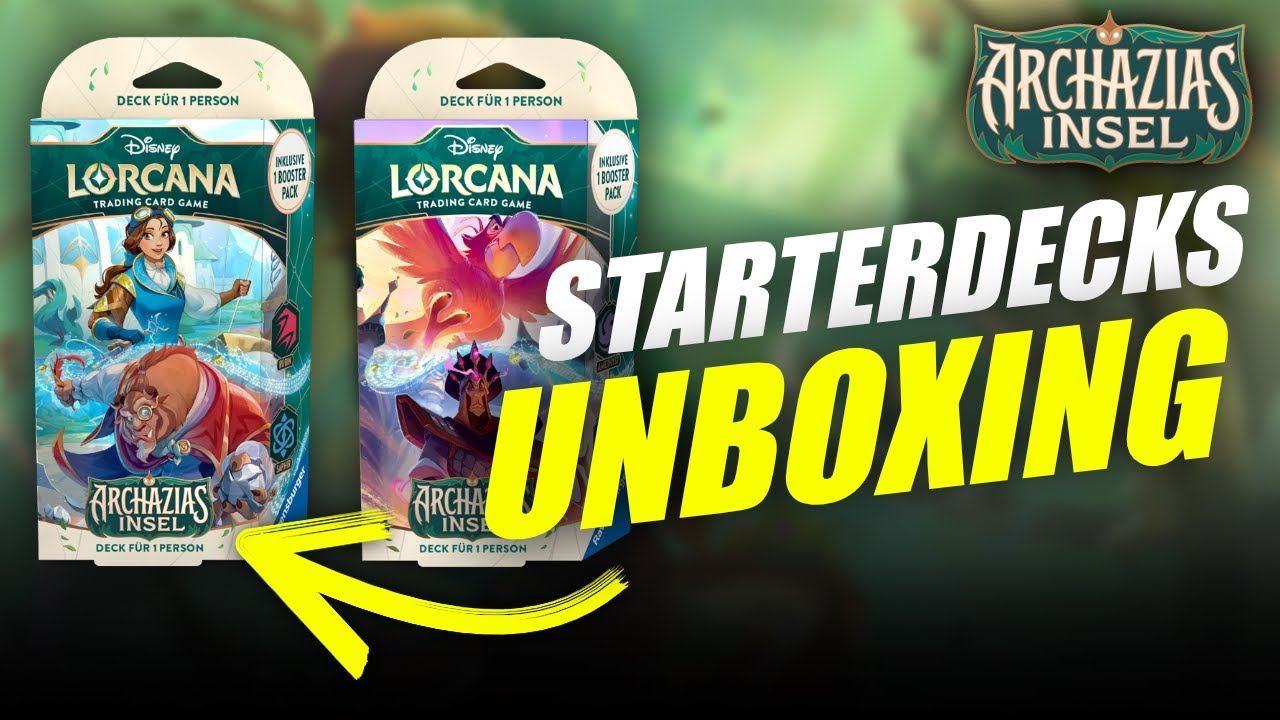Wir ÖFFNEN die NEUEN Starterdecks + Gameplay | Disney Lorcana Unboxing