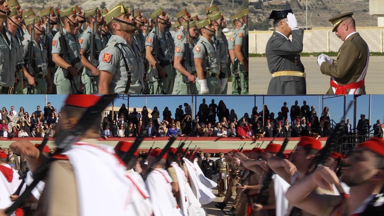 Regulares y legionarios de Melilla honran a su patrona, la virgen de la Inmaculada