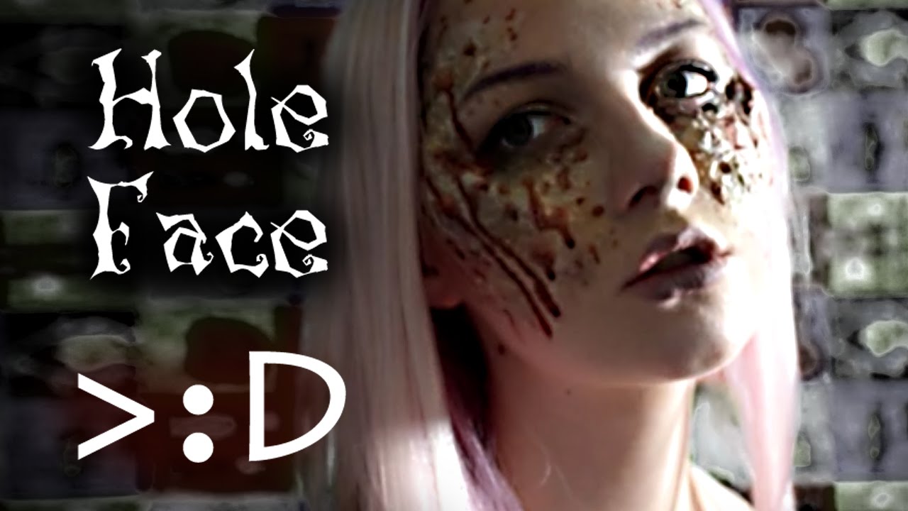 Holey Face!! SPECIAL EFFECTS TUTORIAL FUNNESSSSS