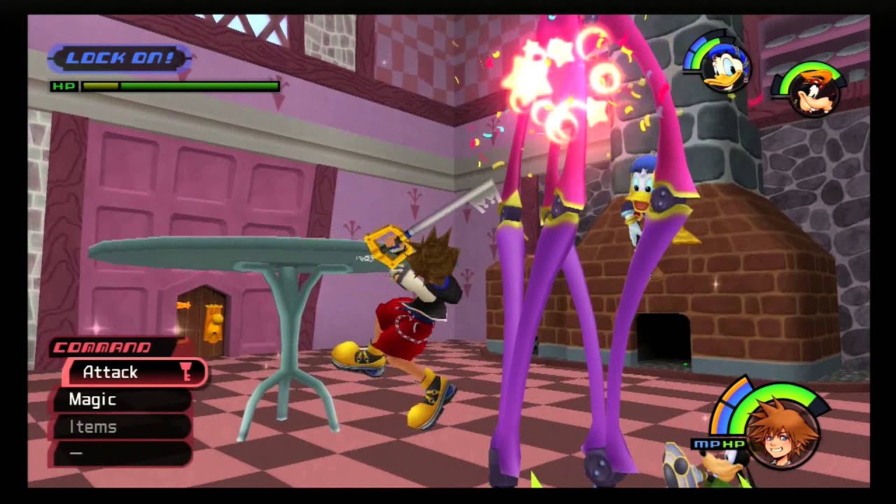 Kingdom Hearts 1.5 HD - Boss battle #3 Wonderland
