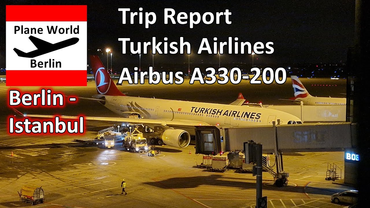 Trip Report | Turkish Airlines Airbus A330-200 | Berlin - Istanbul | Awesome Istanbul Night Panorama
