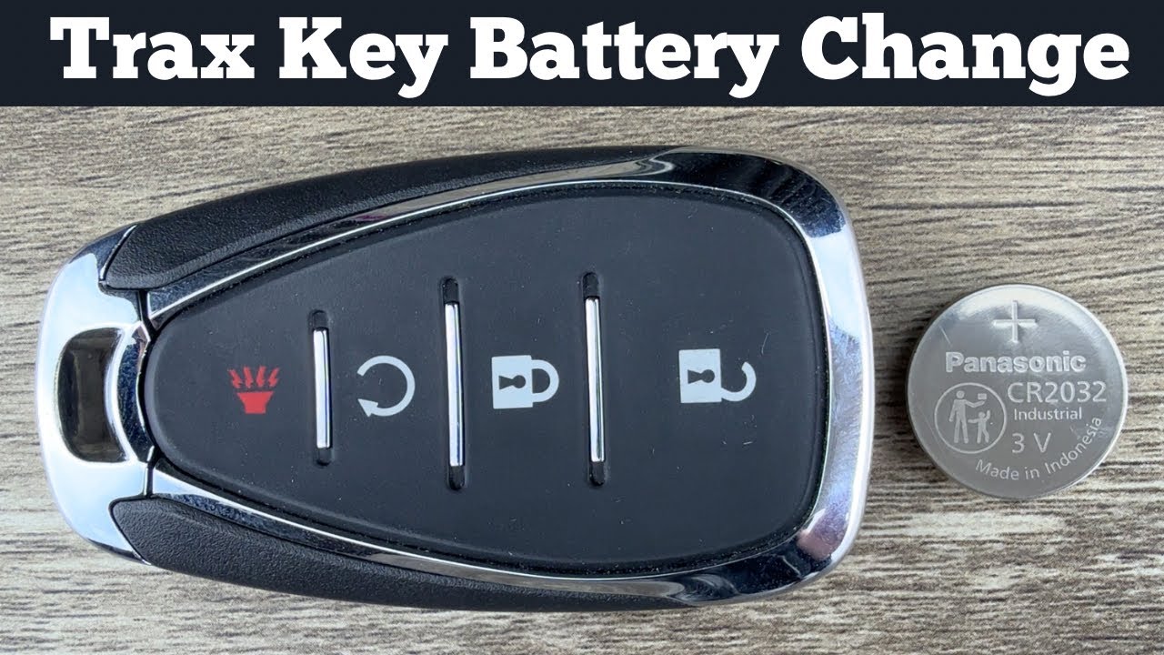 2017 - 2026 CHEVY TRAX Key Fob Battery Replacement - How To Change Replace Remote Batteries DIY
