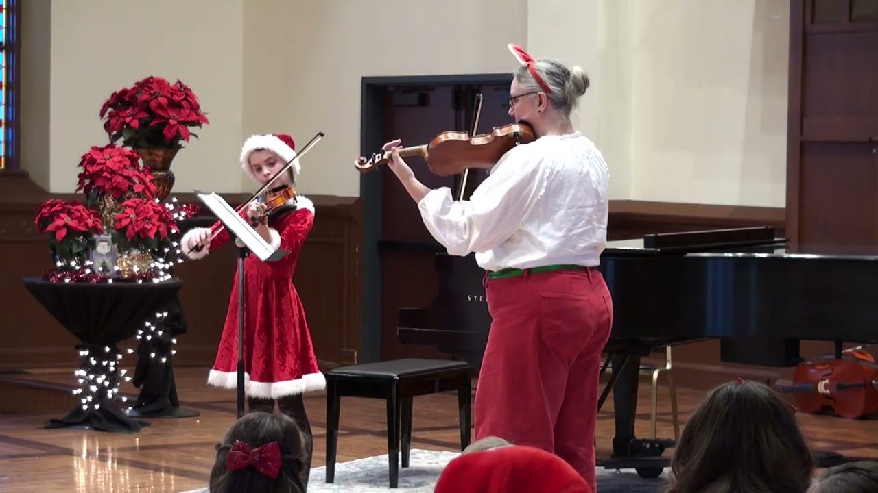 Alex and student duet, December 2025