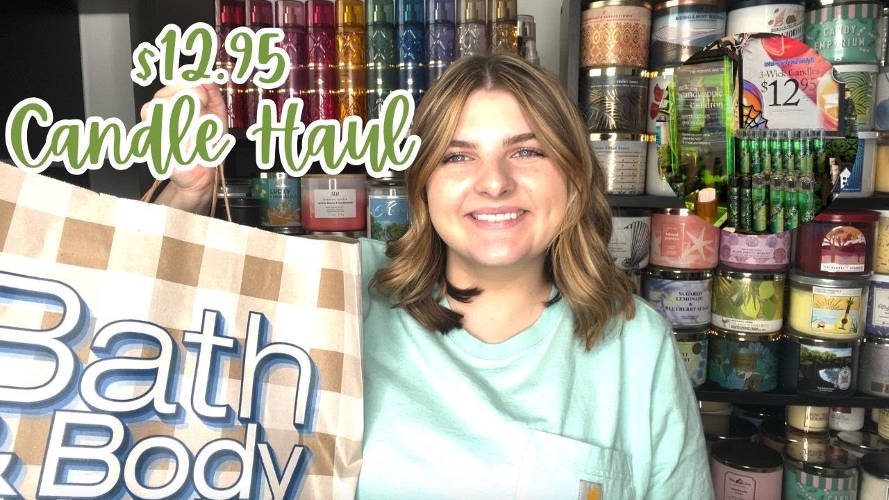 Bath and Body Works $12.95 Candle Sale Haul and Store Walkthrough of Fall and Halloween!