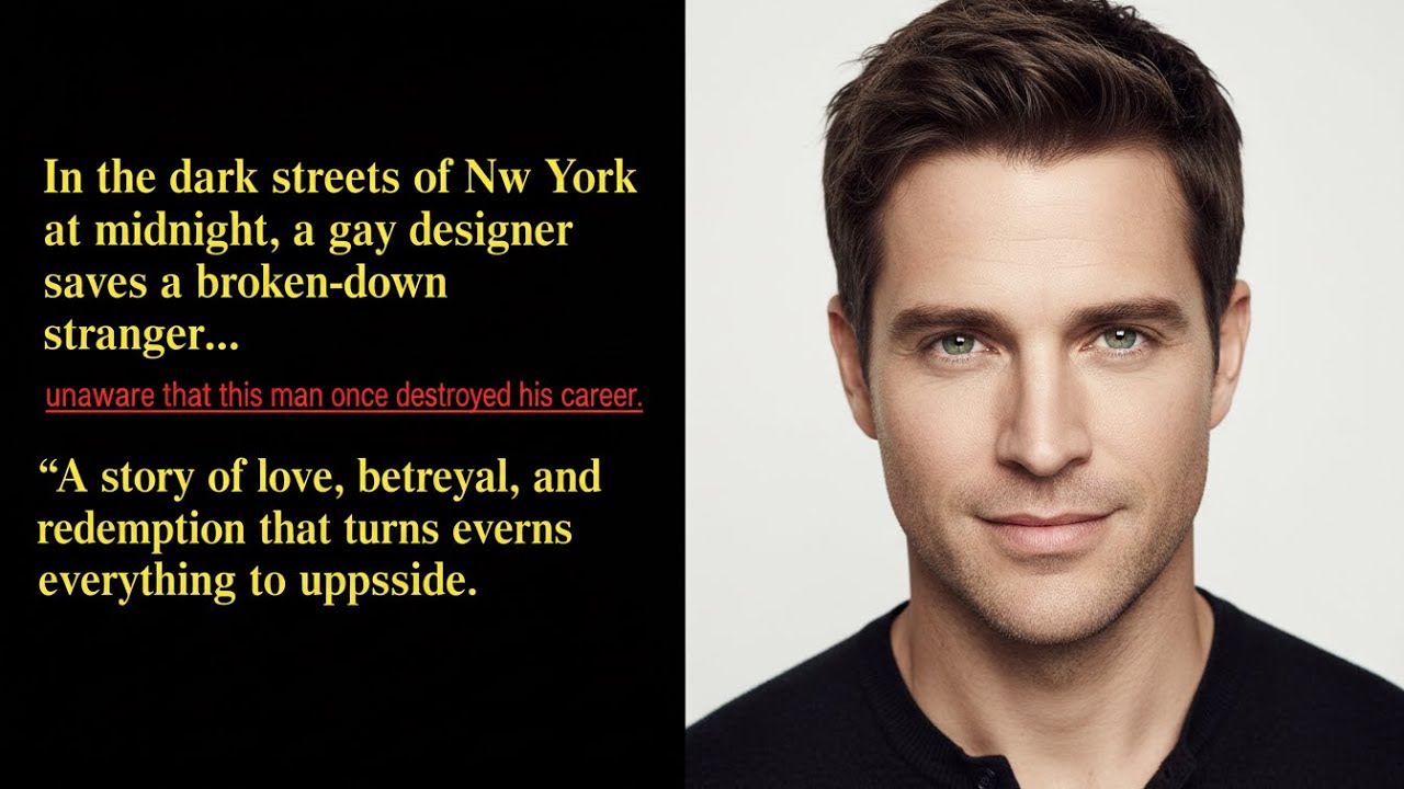 GAY DESIGNER HELPS A STRANDED STRANGER AT MIDNIGHT — HE DIDN’T KNOW THE MAN ONCE RUINED HIS CAREER