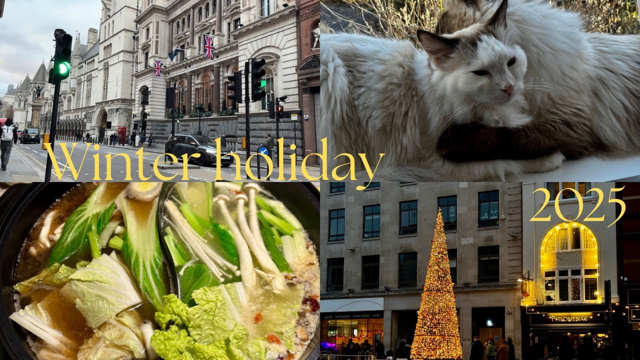 Winter holidays | London travel vlog and last days of 2025 ❄️🗓️