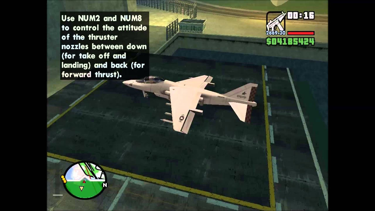 GTA San Andreas Vertical Bird 'Full Stealth'