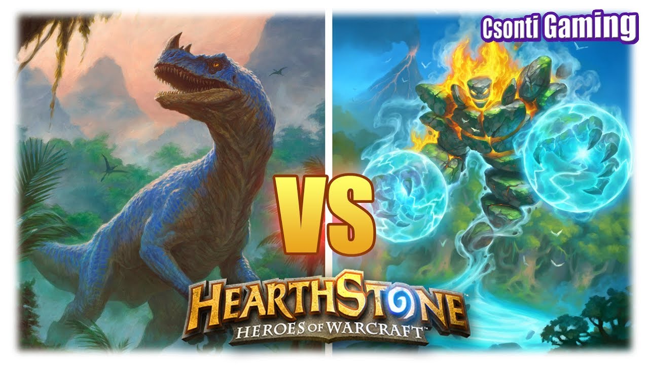 HEARTHSTONE | Tavern brawl | Dínók Vs Elementálok