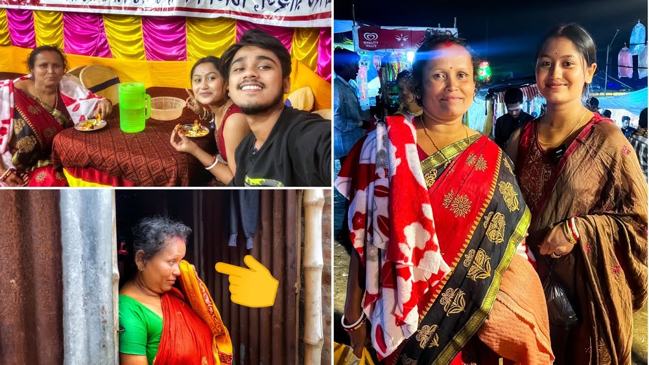 মাকে নিয়ে মেলায় ঘুরতে গেলাম🥰❤️বাড়ি আসার সময় মা খুব কাদঁছিল আমার জন্য।😰🥹