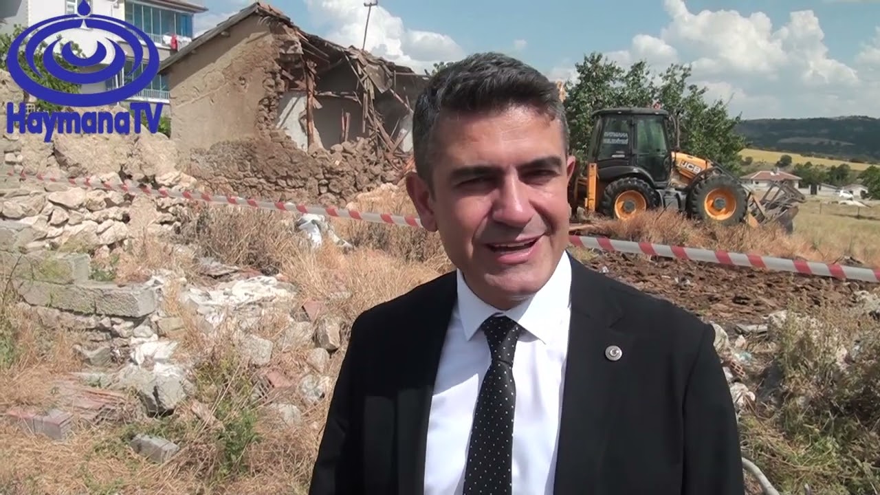 METRUK EVLERİN YIKIMINA BAŞLANDI