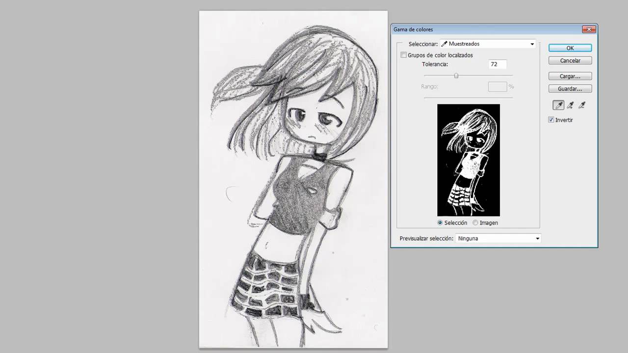 Cómo vectorizar un dibujo hecho a lápiz en Photoshop