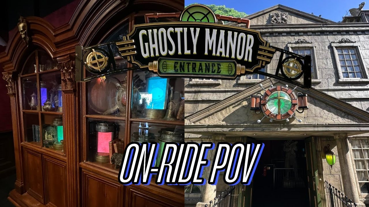 Ghostly Manor Ride - POV Experience