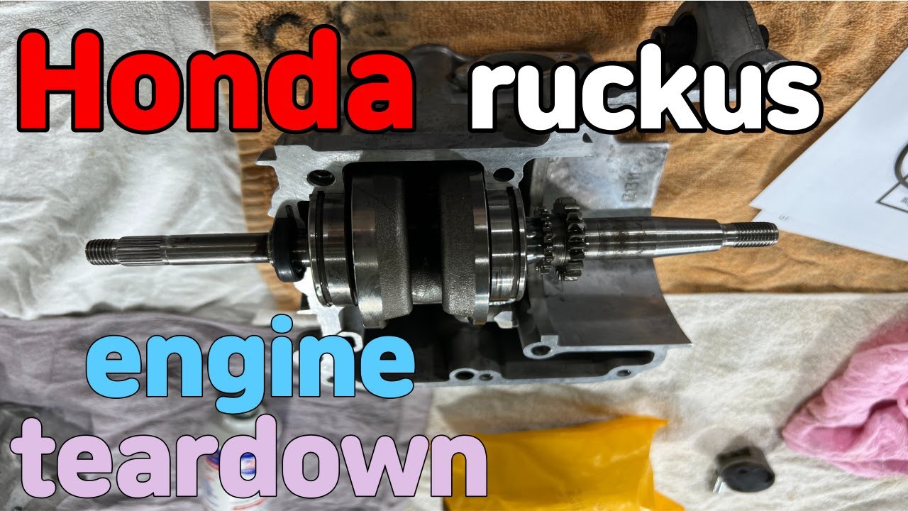 혼다 줌머50스쿠터 엔진분해 방법 / how to Honda ruckus engine teardown.
